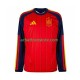 Maillot Espagne Domicile Tenue pour Homme Coupe du Monde 2026 Manche Longue