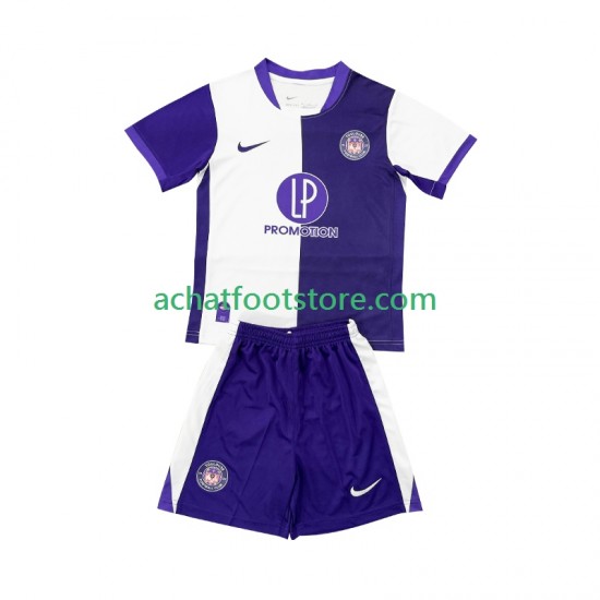 Maillot Toulouse Domicile Tenue pour Enfant 2025-2026 Manche Courte