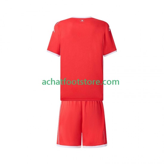 Maillot Tunisie Domicile Tenue pour Enfant 2025 Manche Courte