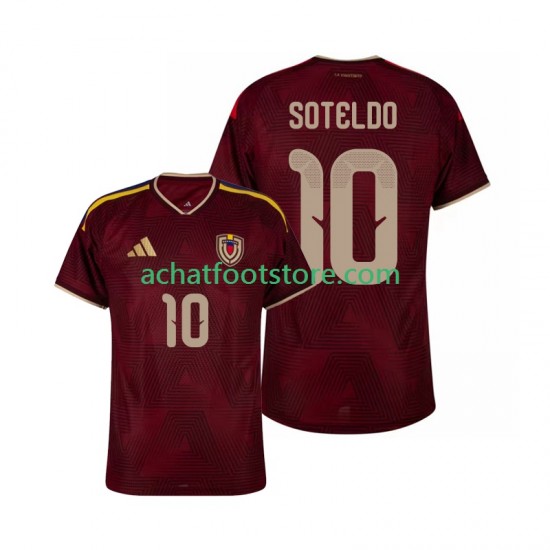 Maillot Venezuela Yeferson Soteldo 10 Domicile Tenue pour Homme 2026 Manche Courte