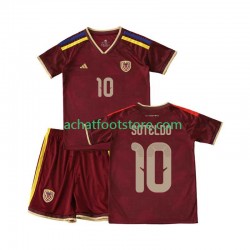 Maillot Venezuela Yeferson Soteldo 10 Domicile Tenue pour Enfant 2026 Manche Courte Maillot Venezuela Yeferson Soteldo 10 Domicile Tenue pour Enfant 2026 Manche Courte