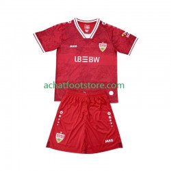 Maillot VfB Stuttgart Extérieur Tenue pour Enfant 2025-2026 Manche Courte
