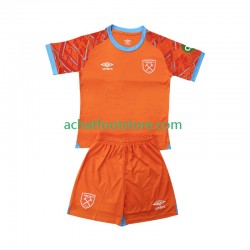 Maillot West Ham United Gardien Extérieur Tenue pour Enfant 2025-2026 Manche Courte