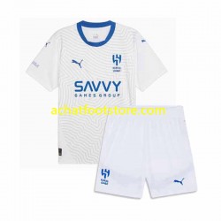 Maillot Al-Hilal Extérieur Tenue pour Enfant 2024-2025 Manche Courte