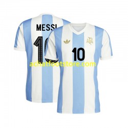 Maillot Argentine Lionel Messi 10 50 Anniversary Domicile Tenue pour Homme Manche Courte