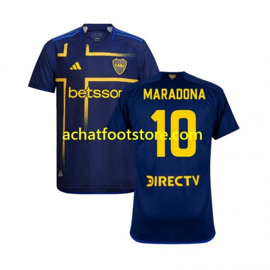 Maillot Boca Juniors MARADONA 10 3ème Tenue pour Homme 2024-2025 Manche Courte