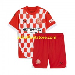 Maillot Girona Domicile Tenue pour Enfant 2024-2025 Manche Courte