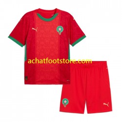 Maillot Maroc Domicile Tenue pour Enfant 2024 Manche Courte