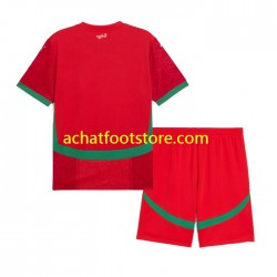 Maillot Maroc Domicile Tenue pour Enfant 2024 Manche Courte