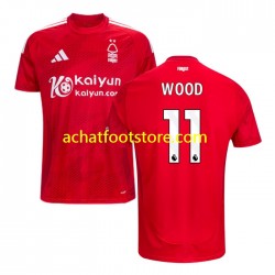 Maillot Nottingham Forest Chris Wood 11 Domicile Tenue pour Homme 2024-2025 Manche Courte Maillot Nottingham Forest Chris Wood 11 Domicile Tenue pour Homme 2024-2025 Manche Courte