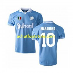 Maillot Naples SSC MARADONA 10 Rétro Domicile Tenue pour Homme 1986 Manche Courte Maillot Naples SSC MARADONA 10 Rétro Domicile Tenue pour Homme 1986 Manche Courte