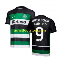 Maillot Sporting CP Gyokeres 9 Domicile Tenue pour Homme 2024-2025 Manche Courte Maillot Sporting CP Gyokeres 9 Domicile Tenue pour Homme 2024-2025 Manche Courte