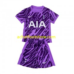 Maillot Tottenham Hotspur Gardien 3ème Tenue pour Enfant 2024-2025 Manche Courte
