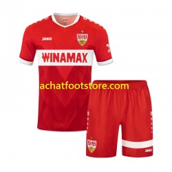 Maillot VfB Stuttgart Extérieur Tenue pour Enfant 2024-2025 Manche Courte