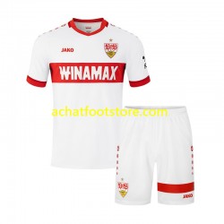 Maillot VfB Stuttgart Domicile Tenue pour Enfant 2024-2025 Manche Courte