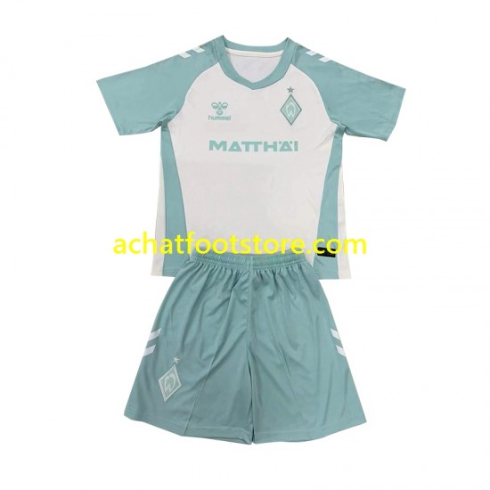 Maillot Werder Bremen Extérieur Tenue pour Enfant 2024-2025 Manche Courte
