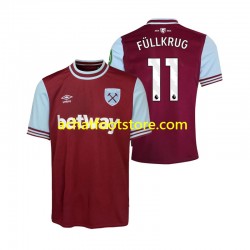 Maillot West Ham United FULLKRUG 11 Domicile Tenue pour Homme 2024-2025 Manche Courte Maillot West Ham United FULLKRUG 11 Domicile Tenue pour Homme 2024-2025 Manche Courte