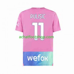 Maillot AC Milan Christian Pulisic 11 3ème Tenue pour Homme 2023-2024 Manche Courte Maillot AC Milan Christian Pulisic 11 3ème Tenue pour Homme 2023-2024 Manche Courte