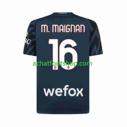 Maillot AC Milan Mike Maignan 16 Gardien 3ème Tenue pour Homme 2023-2024 Manche Courte