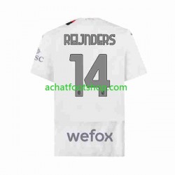 Maillot AC Milan Tijjani Reijnders 14 Extérieur Tenue pour Homme 2023-2024 Manche Courte