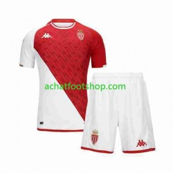 Maillot AS Monaco Domicile Tenue pour Enfant 2023-2024 Manche Courte Maillot AS Monaco Domicile Tenue pour Enfant 2023-2024 Manche Courte