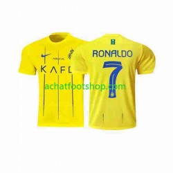 Maillot Al-Nassr Ronaldo 7 Domicile Tenue pour Homme 2023-2024 Manche Courte