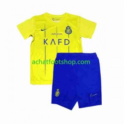Maillot Al-Nassr Ronaldo 7 Domicile Tenue pour Enfant 2023-2024 Manche Courte