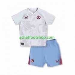 Maillot Aston Villa Extérieur Tenue pour Enfant 2023-2024 Manche Courte