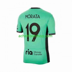 Maillot Atlético Madrid 2 Alvaro Morata 19 3ème Tenue pour Homme 2023-2024 Manche Courte