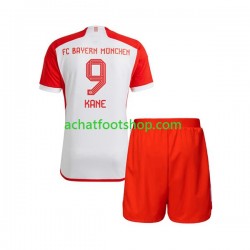 Maillot Bayern Munich Harry Kane 9 Domicile Tenue pour Enfant 2023-2024 Manche Courte