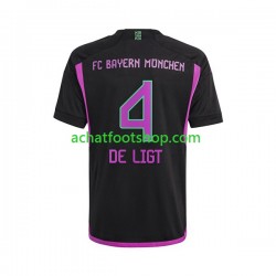 Maillot Bayern Munich Matthijs de Ligt 4 Extérieur Tenue pour Homme 2023-2024 Manche Courte