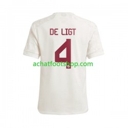 Maillot Bayern Munich Matthijs de Ligt 4 3ème Tenue pour Homme 2023-2024 Manche Courte