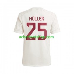 Maillot Bayern Munich Thomas Muller 25 3ème Tenue pour Homme 2023-2024 Manche Courte