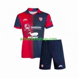 Maillot Cagliari Domicile Tenue pour Enfant 2023-2024 Manche Courte