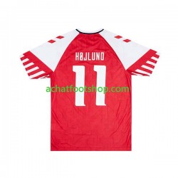 Maillot Danemark Rasmus Hojlund 11 Domicile Tenue pour Homme 2023-2024 Manche Courte