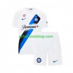 Maillot Inter Milan Extérieur Tenue pour Enfant 2023-2024 Manche Courte