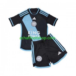 Maillot Leicester City Extérieur Tenue pour Enfant 2023-2024 Manche Courte Maillot Leicester City Extérieur Tenue pour Enfant 2023-2024 Manche Courte