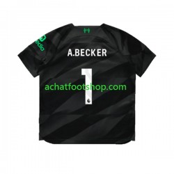 Maillot Liverpool A.Becker 1 Gardien Extérieur Tenue pour Homme 2023-2024 Manche Courte