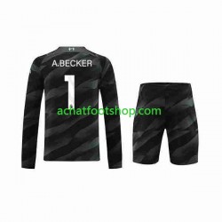 Maillot Liverpool A.Becker 1 Gardien Extérieur Tenue pour Enfant 2023-2024 Manche Longue