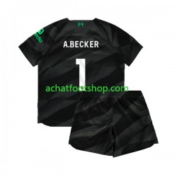 Maillot Liverpool A.Becker 1 Gardien Extérieur Tenue pour Enfant 2023-2024 Manche Courte