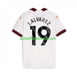 Maillot Manchester City Julian Alvarez 19 Extérieur Tenue pour Homme 2023-2024 Manche Courte