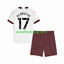 Maillot Manchester City Kevin De Bruyne 17 Extérieur Tenue pour Enfant 2023-2024 Manche Courte Maillot Manchester City Kevin De Bruyne 17 Extérieur Tenue pour Enfant 2023-2024 Manche Courte