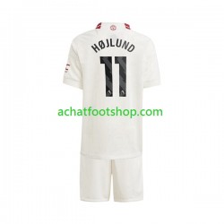 Maillot Manchester United Rasmus Hojlund 11 3ème Tenue pour Enfant 2023-2024 Manche Courte Maillot Manchester United Rasmus Hojlund 11 3ème Tenue pour Enfant 2023-2024 Manche Courte