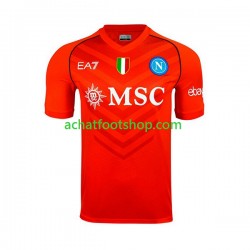 Maillot Naples Gardien Domicile Tenue pour Homme 2023-2024 Manche Courte