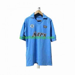 Maillot Naples Rétro Domicile Tenue pour Homme 1989 1990 Manche Courte