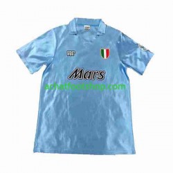 Maillot Naples Rétro Domicile Tenue pour Homme 1990 1991 Manche Courte