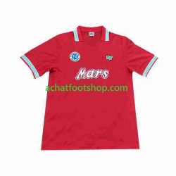 Maillot Naples Rétro 3ème Tenue pour Homme 1988 1989 Manche Courte