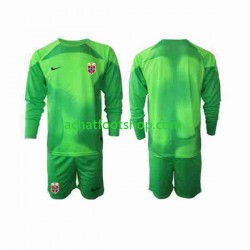 Maillot Norvège Gardien Domicile Tenue pour Enfant 2022 Manche Longue Maillot Norvège Gardien Domicile Tenue pour Enfant 2022 Manche Longue