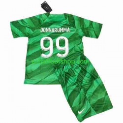 Maillot Paris Saint-Germain Donnarumma 99 Gardien Domicile Tenue pour Enfant 2023-2024 Manche Courte