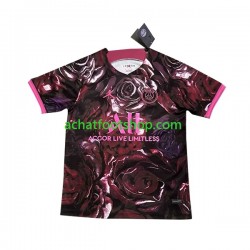 Maillot Paris Saint-Germain Rose Domicile Tenue pour Homme 2023-2024 Manche Courte